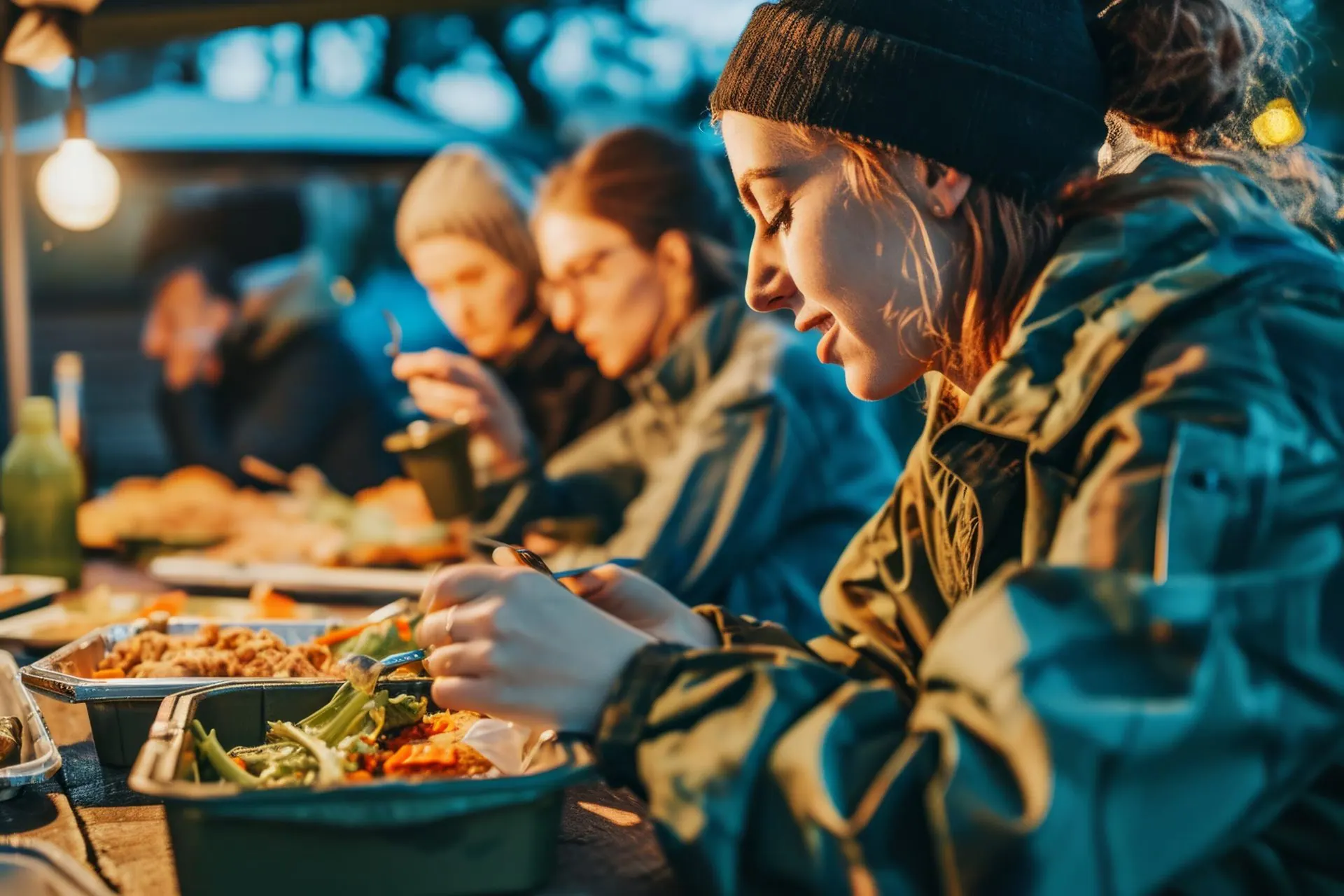 Cameron Facilities FIFO camp dining facility ready for shift changeover meal service