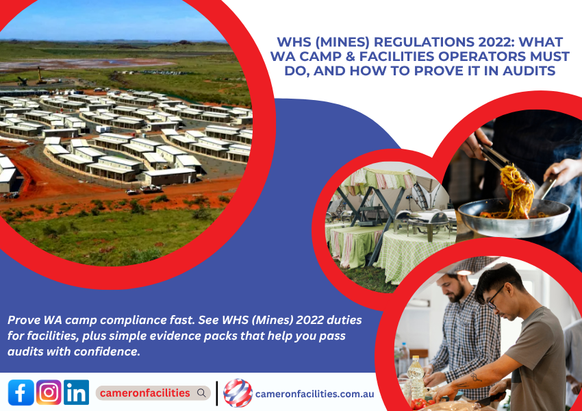 WHS (Mines) Regulations 2022: What WA camp & facilities operators must do, and how to prove it in audits