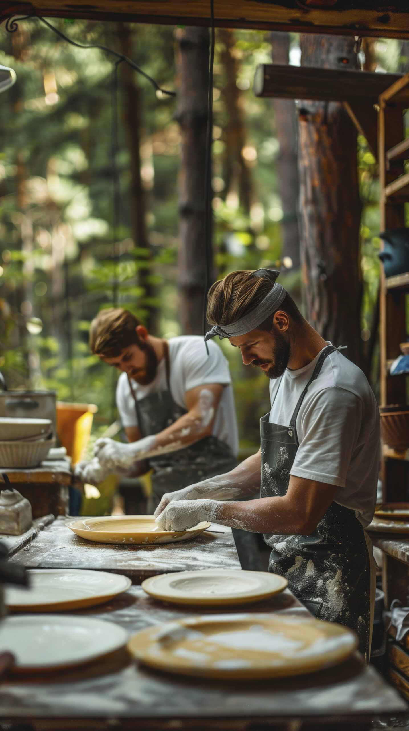 Efficient remote village camp catering being delivered by Cameron Facilities