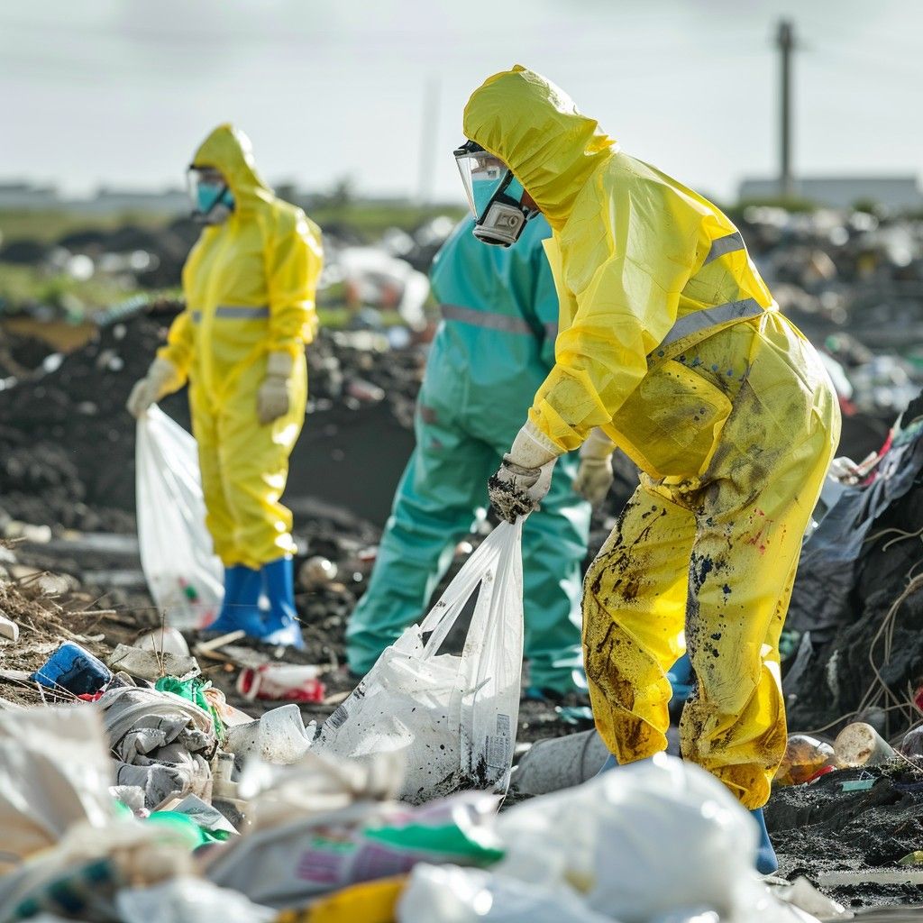 Cameron Facilities waste collection at a remote mining camp in WA